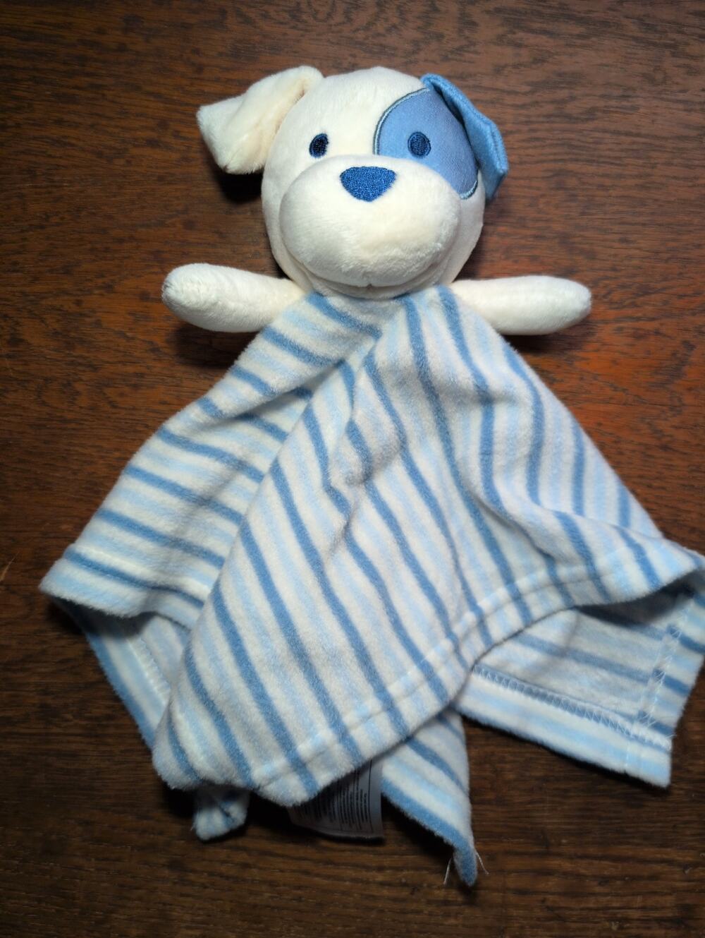 Chickpea Pajamas Dog Lovey Security Blanket 14 Inch Blue White Stripe Nunu 2024